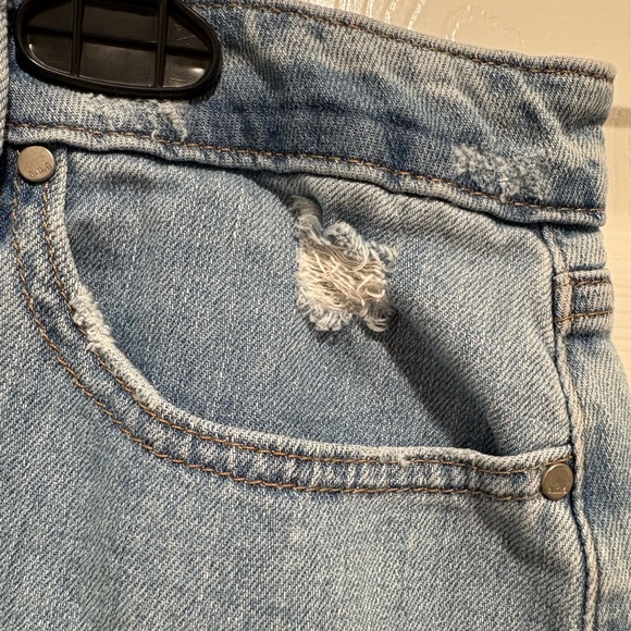 A.N.A Embroidered Denim Jean Skirt Size 14 - Picture 7 of 9